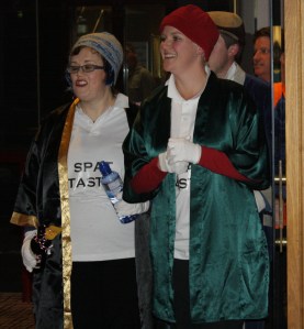 Rebecca Barrow (right) with Bernadette in Playmates VII (2012)