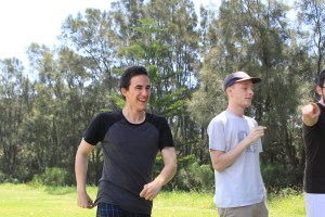 Sam Lovell (Left) at the 2014 Playmates Training Day BBQ