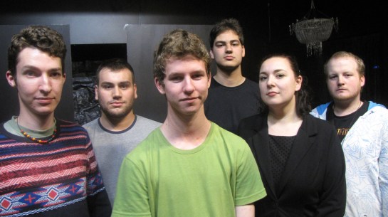 Ace Robertson (writer), Josh Chicaro, Travis Marley, Jarrod Sleiman, Hayley Reynolds (director) and Dylan Horvat in 